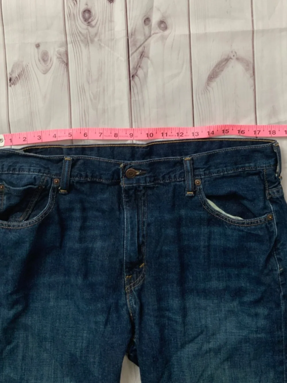 Levi's 569 relaxed Straight Jeans Men's 36x30 Dark Wash Blue 100% Cotton Denim